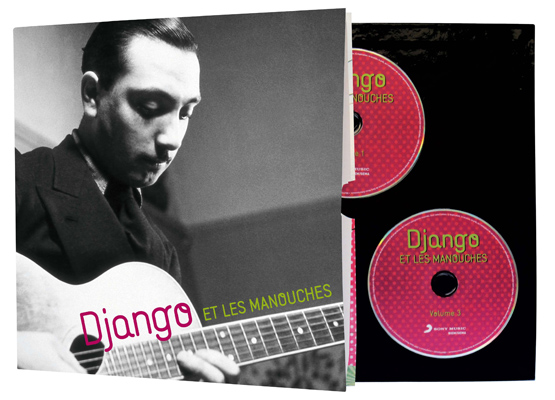 Photo du coffret 3CD "Django et les manouches" paru chez EMI.