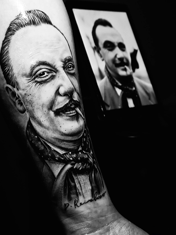 Tatouage / tatoo Django Reinhardt