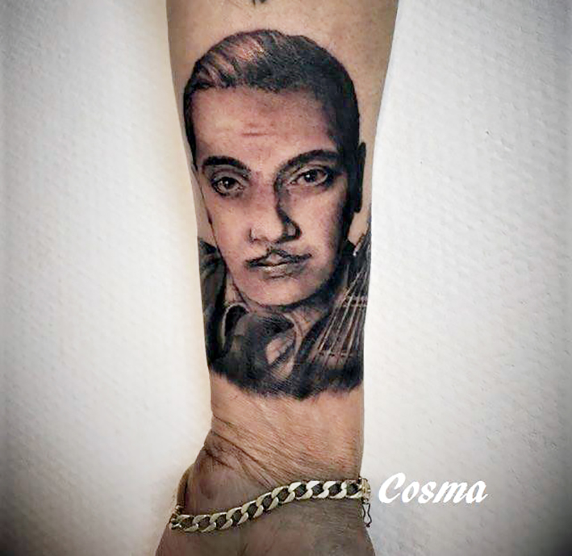 Tatouage / tatoo Django Reinhardt